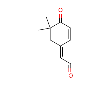 [5,5-Dimethyl-4-oxo-cyclohex-2-en-(Z)-ylidene]-acetaldehyde