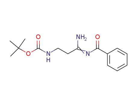 Carbamic acid, [3-(benzoylamino)-3-iminopropyl]-, 1,1-dimethylethyl
ester