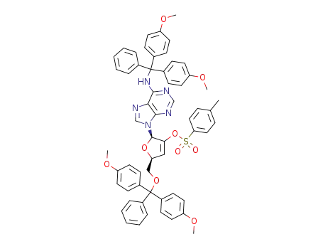 N<sup>6</sup>,O<sup>5</sup>'-bis(4,4'-dimethoxytrityl)-9-(2,3-dideoxy-β-D-glycero-pent-2-enofuranosyl)adenine
