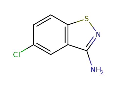 Molecular Structure of 69504-56-9 (1,2-Benzisothiazol-3-amine, 5-chloro-)
