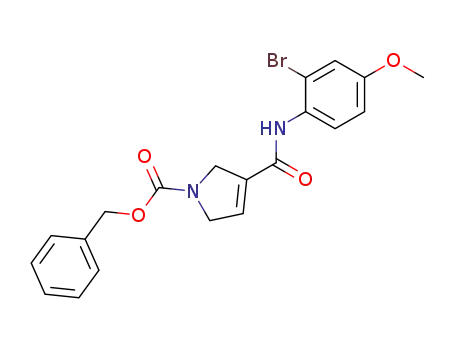 3-(2-Bromo-4-methoxy-phenylcarbamoyl)-2,5-dihydro-pyrrole-1-carboxylic acid benzyl ester