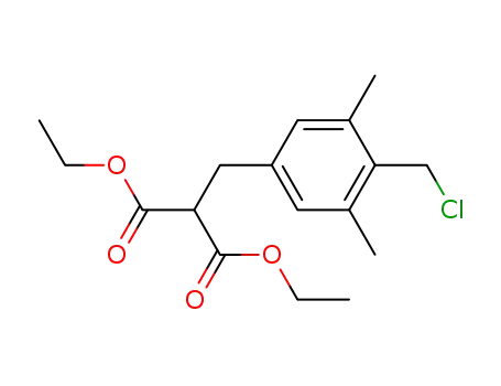 diethyl (4-chloromethyl-3,5-dimethylphenylmethyl)malonate