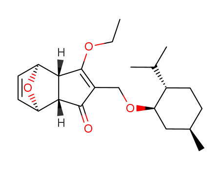 (2S,6R)-5-Ethoxy-4-(-)-menthyloxymethyl-10-oxatricyclo<5.2.1.0<sup>2,6</sup>>deca-4,8-dien-3-one