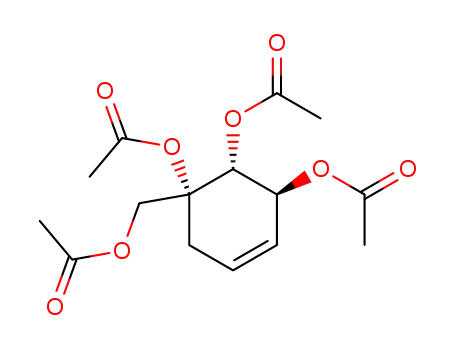 DL-1,2,3-tri-O-acetyl-(1,2/3)-1-C-acetoxymethyl-4-cyclohexene-1,2,3-triol
