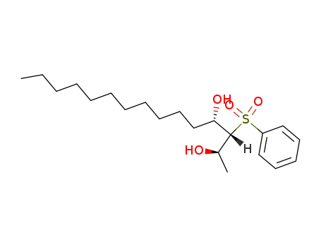 (2R,3R,4S)-3-Benzenesulfonyl-pentadecane-2,4-diol