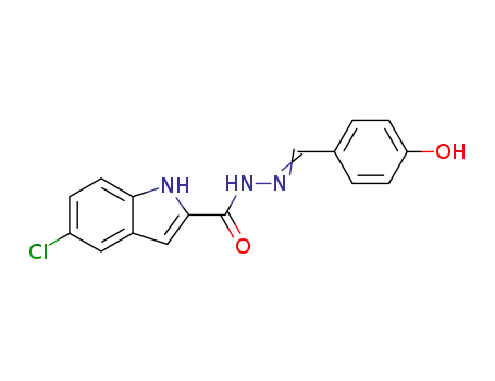 5-Chlor-N'-<(4-hydroxyphenyl)-methylen>-2-indolcarbohydrazid