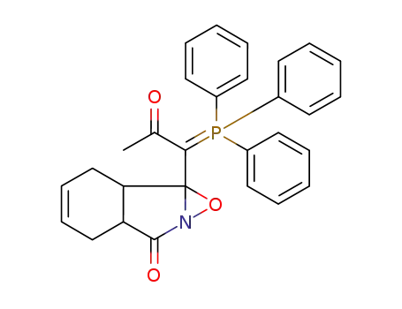 1a-[2-Oxo-1-(triphenyl-λ<sup>5</sup>-phosphanylidene)-propyl]-1b,2,5,5a-tetrahydro-1aH-1-oxa-6a-aza-cyclopropa[a]inden-6-one