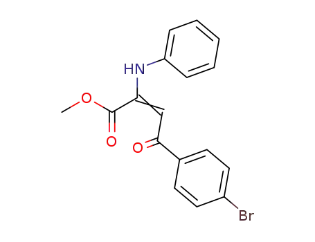 2-Butenoic acid, 4-(4-bromophenyl)-4-oxo-2-(phenylamino)-, methyl
ester