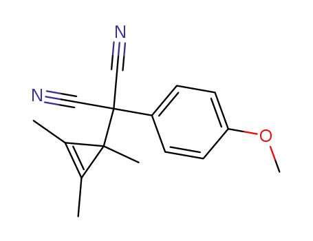 Propanedinitrile, (4-methoxyphenyl)(1,2,3-trimethyl-2-cyclopropen-1-yl)-