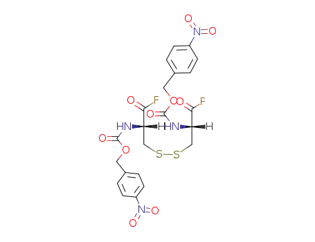 {(R)-1-Fluorocarbonyl-2-[(R)-2-fluorocarbonyl-2-(4-nitro-benzyloxycarbonylamino)-ethyldisulfanyl]-ethyl}-carbamic acid 4-nitro-benzyl ester