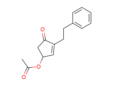 4-acetoxy-2-<(2-phenyl)ethyl>cyclopent-2-enone