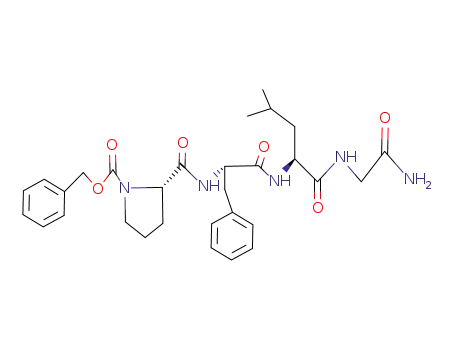 Molecular Structure of 92278-83-6 (Glycinamide,
1-[(phenylmethoxy)carbonyl]-L-prolyl-L-phenylalanyl-L-leucyl-)
