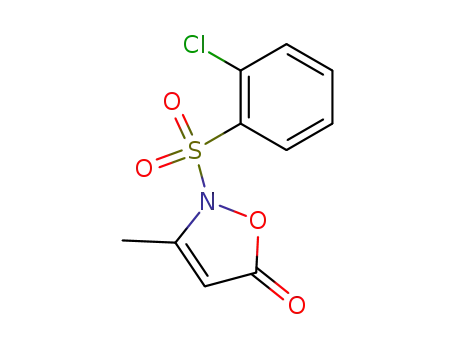 5(2H)-Isoxazolone, 2-[(2-chlorophenyl)sulfonyl]-3-methyl-