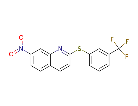 7-nitro-2-<m-(trifluoromethyl)phenylthio>quinoline