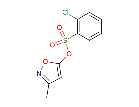 Benzenesulfonic acid, 2-chloro-, 3-methyl-5-isoxazolyl ester