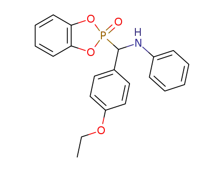 [(4-Ethoxy-phenyl)-(2-oxo-2λ<sup>5</sup>-benzo[1,3,2]dioxaphosphol-2-yl)-methyl]-phenyl-amine