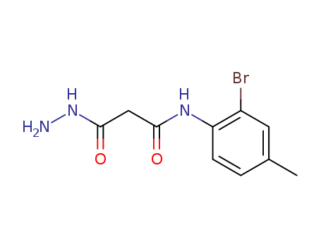 Propanoic acid, 3-[(2-bromo-4-methylphenyl)amino]-3-oxo-, hydrazide