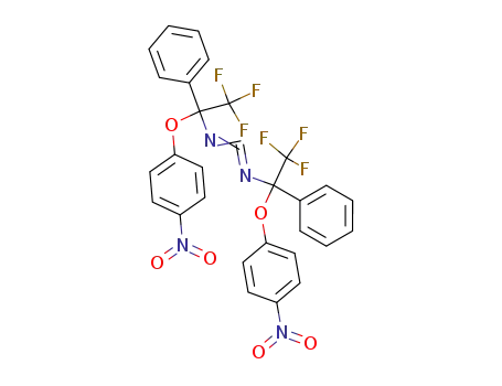 Bis-[2,2,2-trifluoro-1-(4-nitro-phenoxy)-1-phenyl-ethyl]-carbodiimide