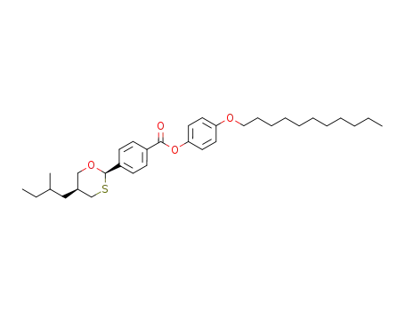 4-[(2R,5S)-5-(2-Methyl-butyl)-[1,3]oxathian-2-yl]-benzoic acid 4-undecyloxy-phenyl ester