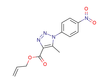 5-Methyl-1-(4-nitro-phenyl)-1H-[1,2,3]triazole-4-carboxylic acid allyl ester