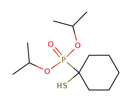 Phosphonic acid, (1-mercaptocyclohexyl)-, bis(1-methylethyl) ester