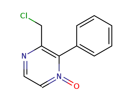 2-Chloromethyl-3-phenylpyrazine 4-Oxide