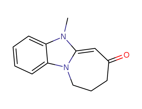 5-methyl-7,8,9,10-tetrahydro-5H-azepino<1,2-a>benzimidazol-7-one