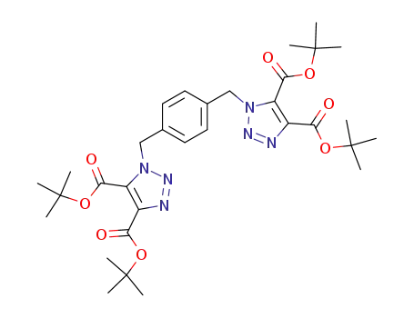 tetra-tert-butyl 1,1'-(p-phenylenedimethylene)bis<1H-1,2,3-triazole-4,5-dicarboxylate>