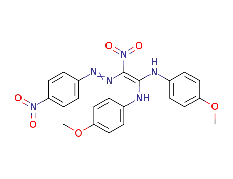 1,1-Ethenediamine,
N,N'-bis(4-methoxyphenyl)-2-nitro-2-[(4-nitrophenyl)azo]-
