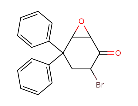 7-Oxabicyclo[4.1.0]heptan-2-one, 3-bromo-5,5-diphenyl-