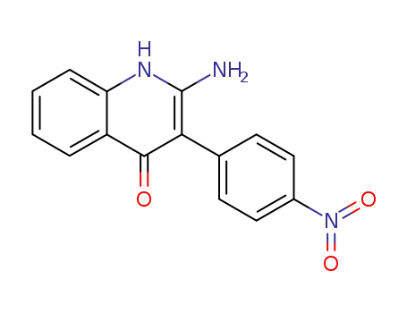 4(1H)-Quinolinone, 2-amino-3-(4-nitrophenyl)-