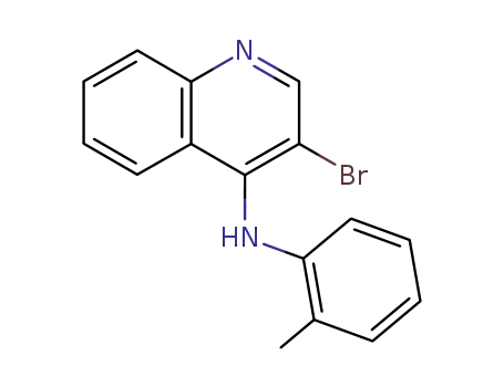 4-Quinolinamine, 3-bromo-N-(2-methylphenyl)-