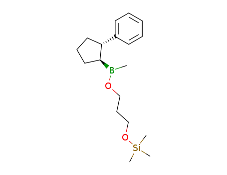 (methyl)(<1S,2S>-trans-2-phenylcyclopentyl)(3-(trimethylsiloxy)propoxy)borane