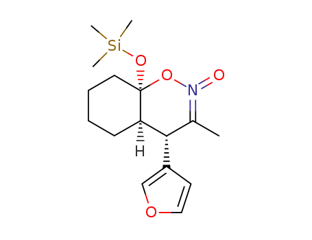 (4S,4aR,8aS)-4-(furan-3-yl)-3-methyl-8a-[(trimethylsilyl)oxy]-4a,5,6,7,8,8a-hexahydro-4H-1,2-benzoxazine 2-oxide