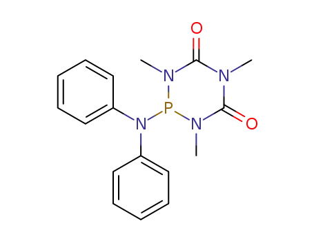 1,3,5,2-Triazaphosphorine-4,6(1H,5H)-dione,
2-(diphenylamino)dihydro-1,3,5-trimethyl-