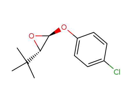 Oxirane, 2-(4-chlorophenoxy)-3-(1,1-dimethylethyl)-, trans-