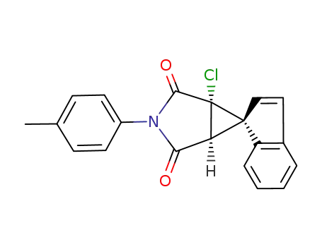 3a,4a-dihydro-3a-chloro-2-tolylspiro<4H-cyclopropa<c>pyrrole-4,exo-1'-indene>-1,3-dione