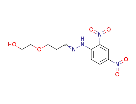 3-(2-hydroxy-ethoxy)-propionaldehyde-(2,4-dinitro-phenylhydrazone)