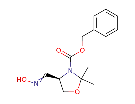 3-carbobenzoxy-2,2-dimethyl (R)-4-oxazazolidine aldoxime