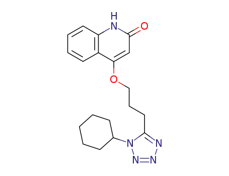 4-[3-(1-Cyclohexyltetrazol-5-yl)propoxy]carbostyril