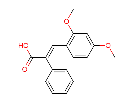 (E)-2,4-dimethoxy-α-phenylcinnamic acid