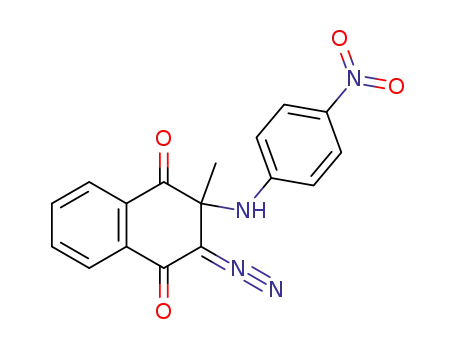 3-diazo-2,3-dihydro-2-methyl-2-(4-nitroanilino)-1,4-naphthoquinone