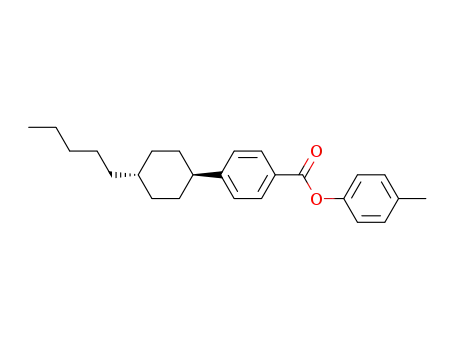 Molecular Structure of 91225-15-9 (4-Methylphenyl trans-4-(4-pentylcyclohexyl)benzoate)