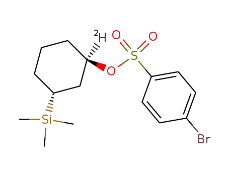 trans-1-d-3-(trimethylsilyl)cyclohexyl brosylate