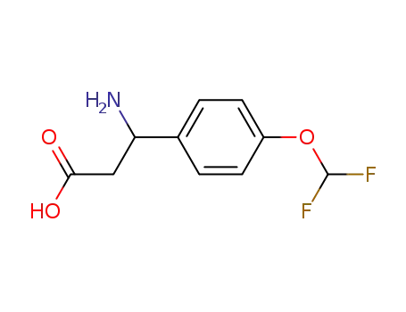 3-amino-3-[4-(difluoromethoxy)phenyl]propanoic Acid