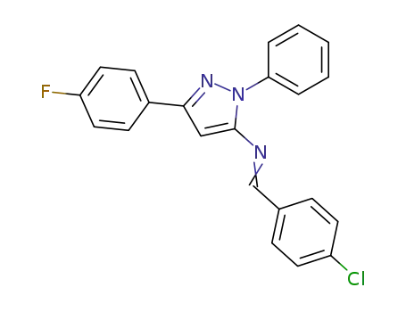 [1-(4-Chloro-phenyl)-meth-(E)-ylidene]-[5-(4-fluoro-phenyl)-2-phenyl-2H-pyrazol-3-yl]-amine