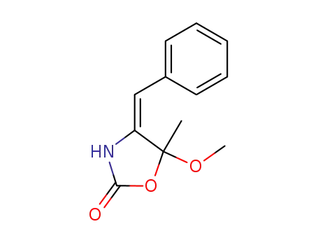 2-Oxazolidinone, 5-methoxy-5-methyl-4-(phenylmethylene)-