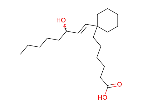 6-[1-(3-hydroxy-1-octenyl)cyclohexyl]hexanoic acid