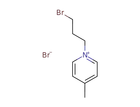 Molecular Structure of 76780-22-8 (Pyridinium, 1-(3-bromopropyl)-4-methyl-, bromide)