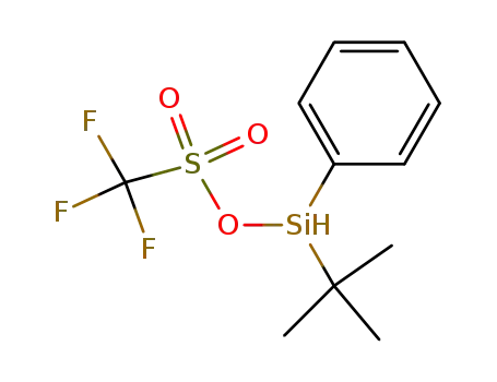 Methanesulfonic acid, trifluoro-, (1,1-dimethylethyl)phenylsilyl ester